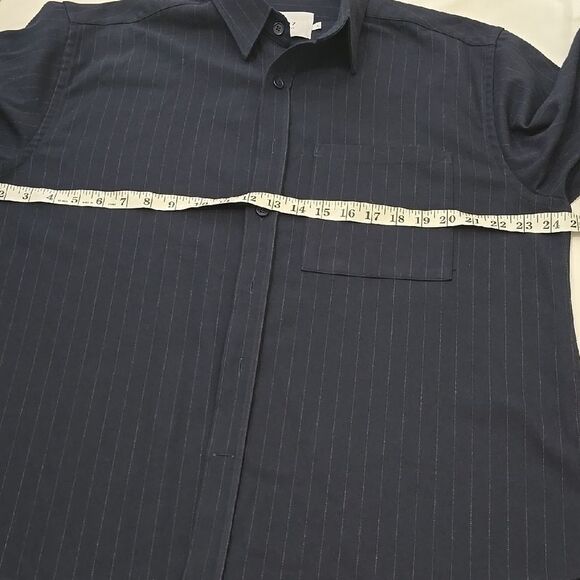 NN07 No NationalityBlue Casual Button Down Shirt with Relaxed Fit L - Picture 9 of 13